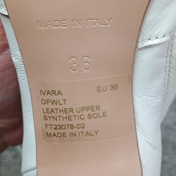 Zigi Ivara White Knee High Women's Boots Narrow Calf Size 36 / US 5.5-6 - Picture 6 of 16